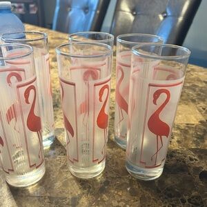 Flamingo Highball Glass Set - 10pcs